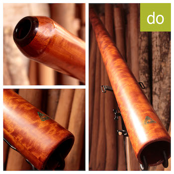 Photo du didgeridoo signature en Do de Gauthier Aubé