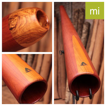 Photo du didgeridoo en Mi prototype