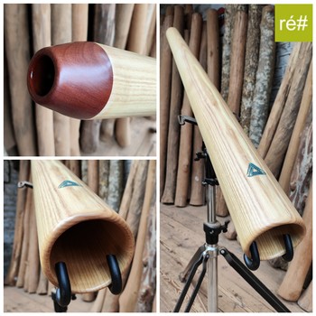 Photo du didgeridoo en Ré#   modèle Air Massage 